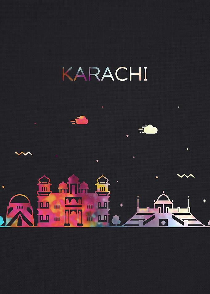 Karachi Pakistan Skyline