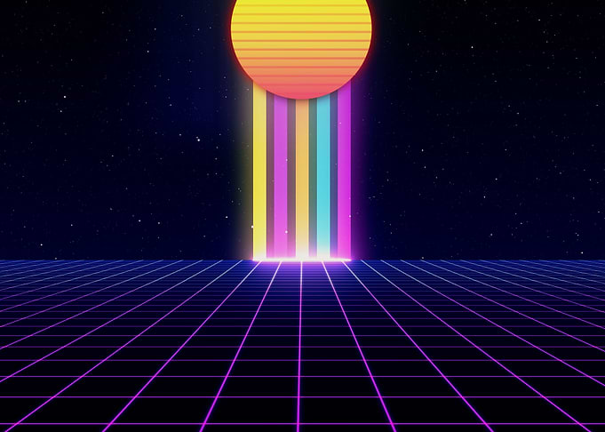 Retro SciFi Background