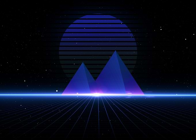 Retro SciFi Background