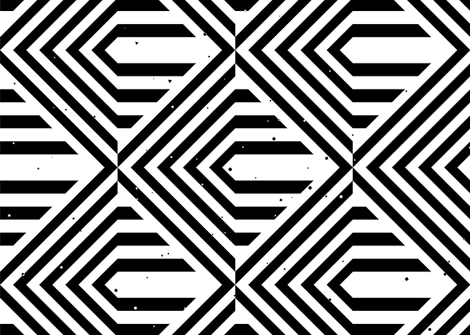 Pattern with striped lines