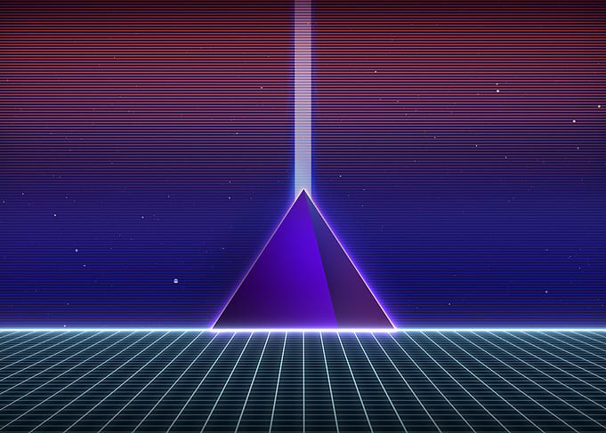 Retro SciFi Background