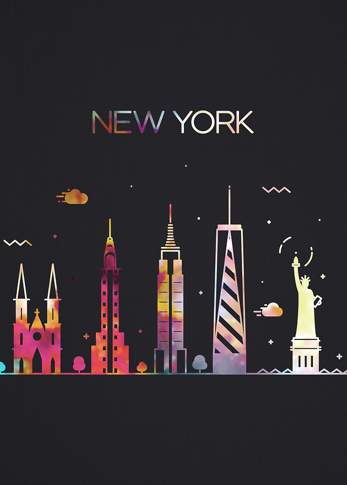 New York City Skyline Art