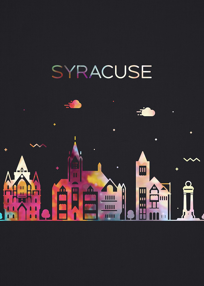 Syracuse City Skyline Art