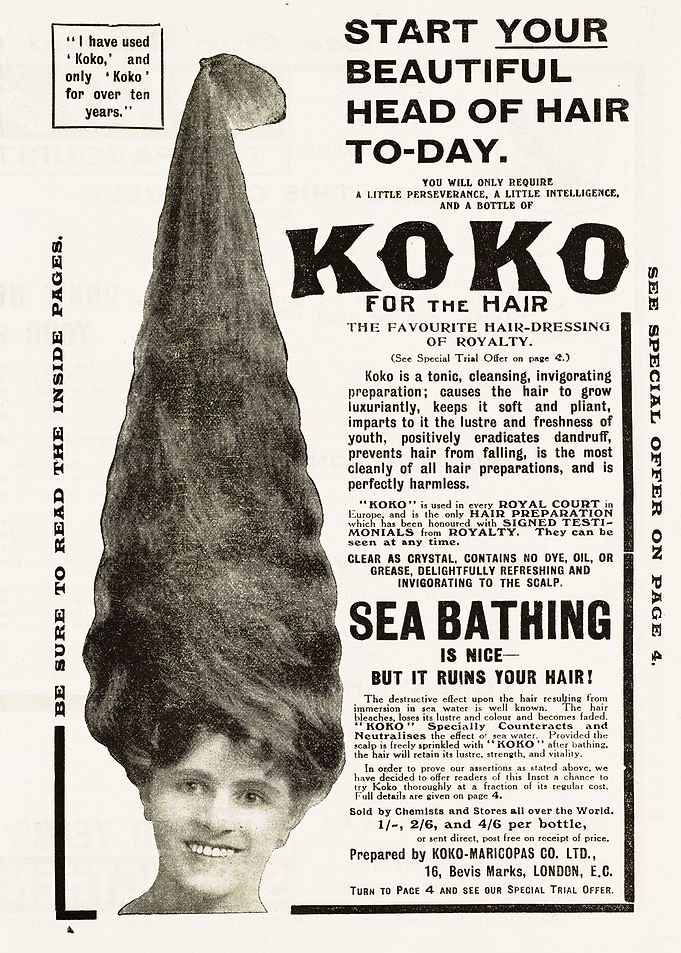 POSTER VINTAGE FUNNY HAIR