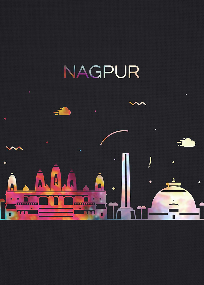Nagpur City Skyline Art