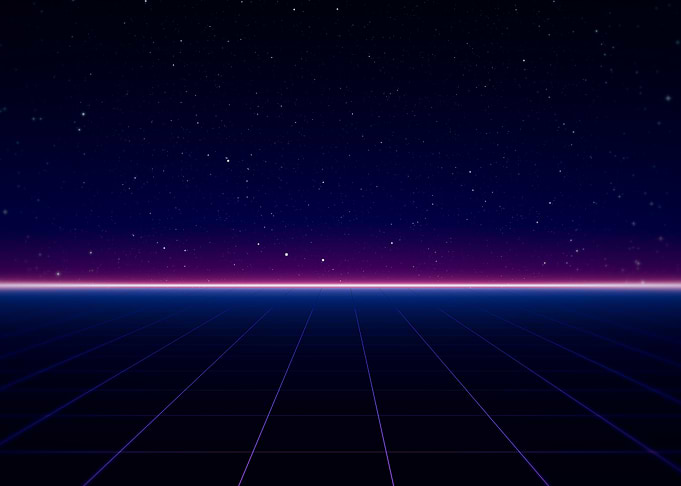 Retro SciFi Background