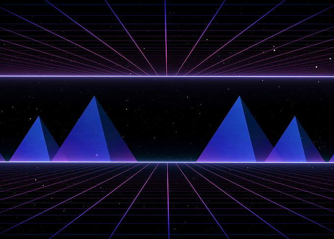 Retro SciFi Background