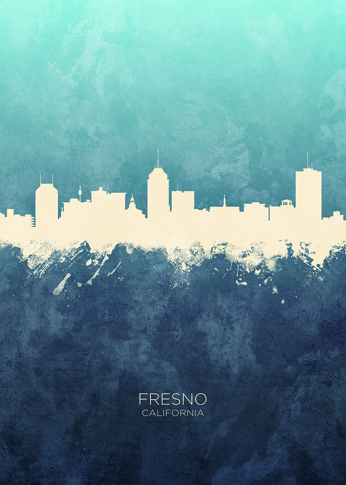 Fresno California Skyline
