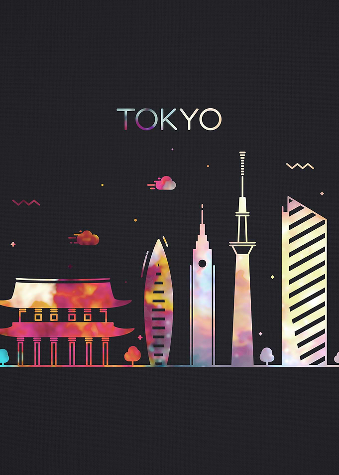 Tokyo Japan City Skyline