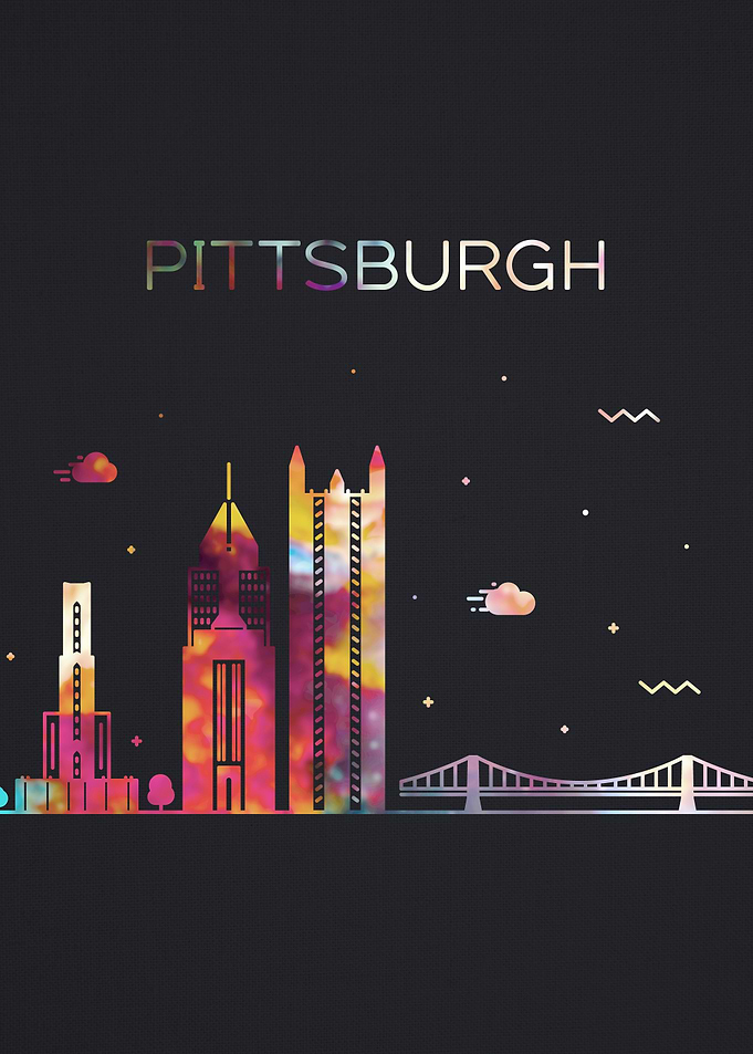 Pittsburgh City Skyline