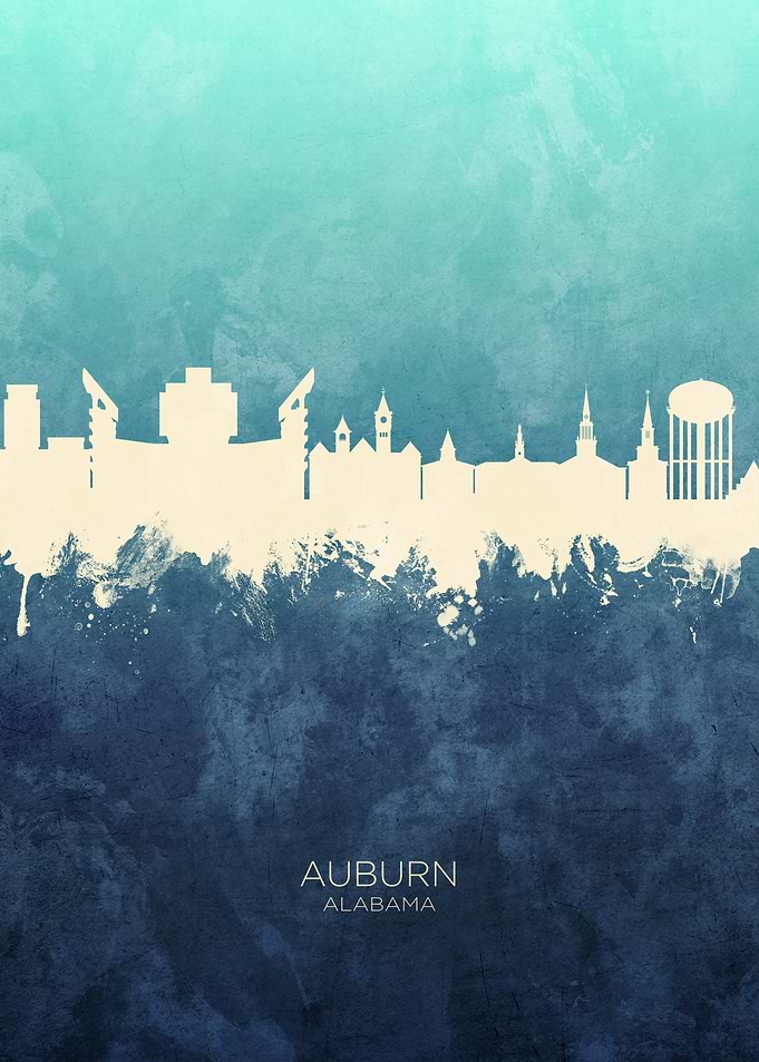 Auburn Alabama Skyline