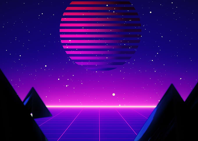 Retro SciFi Background