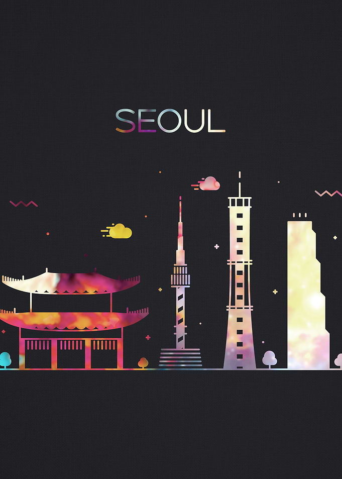 Seoul Korea City Skyline