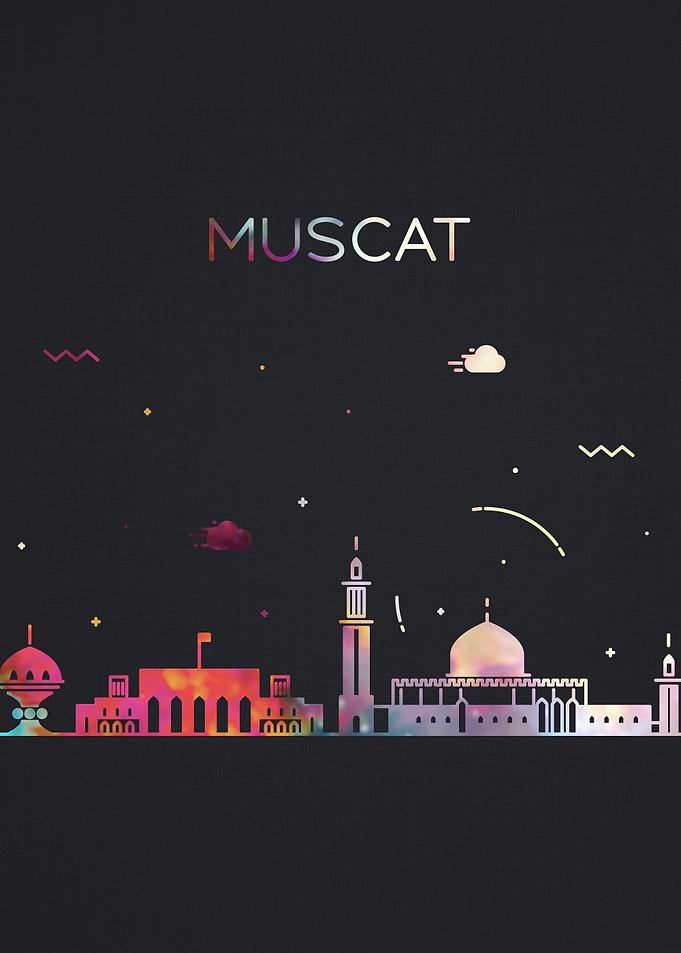 Muscat Oman City Skyline