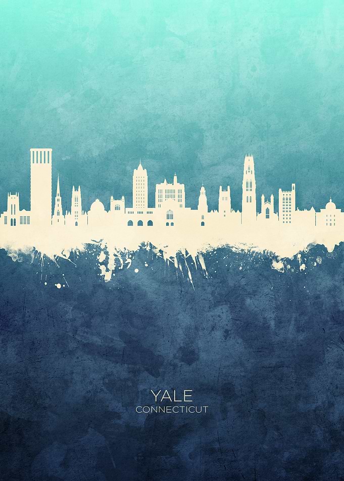 Yale Connecticut Skyline