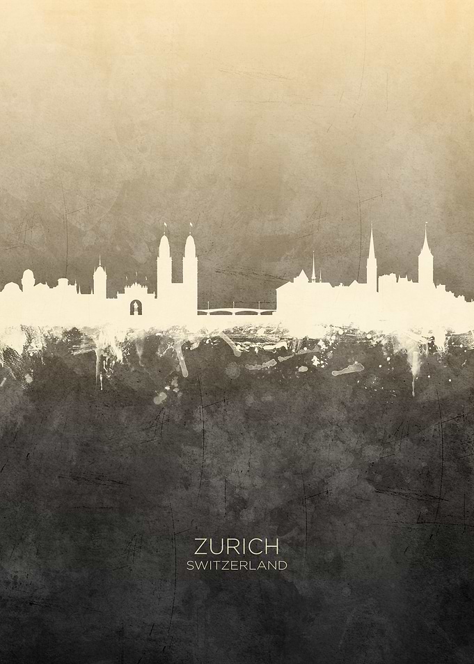 Zurich Switzerland Skyline