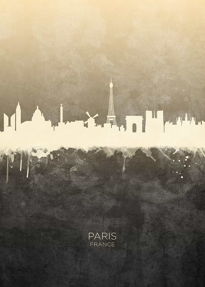 Paris France Skyline