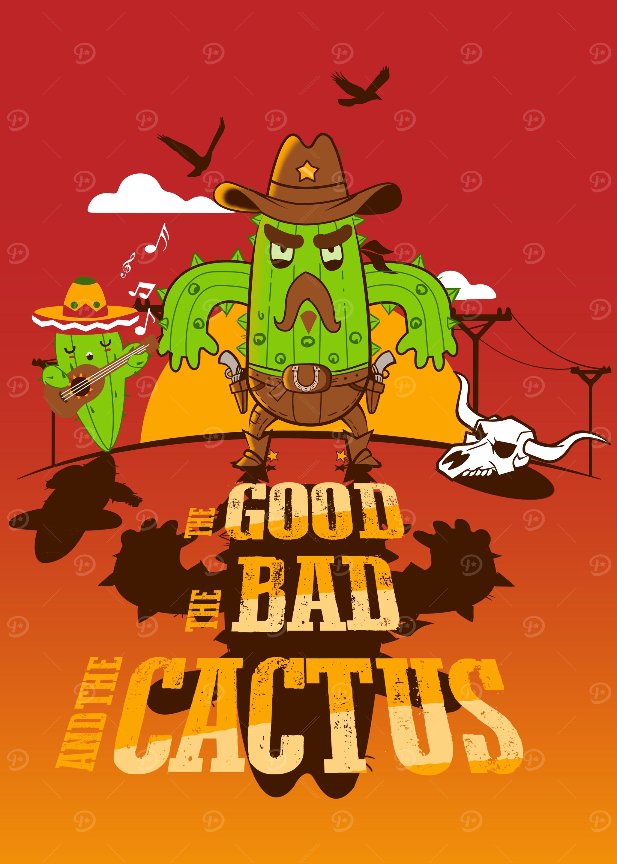 Wild West Cactus Cowboy