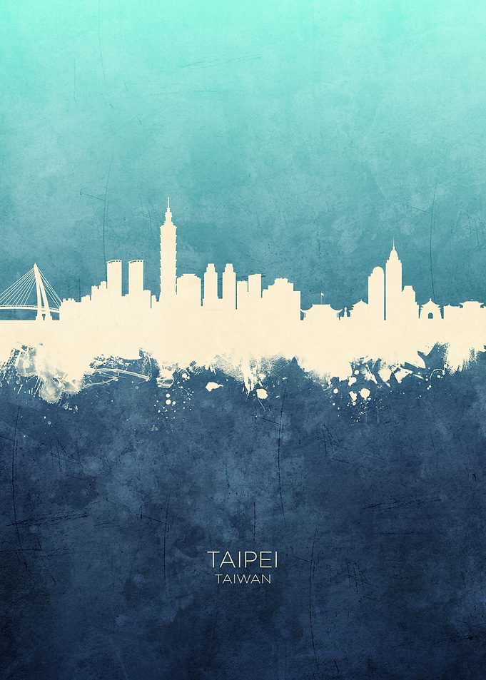 Taipei Taiwan Skyline