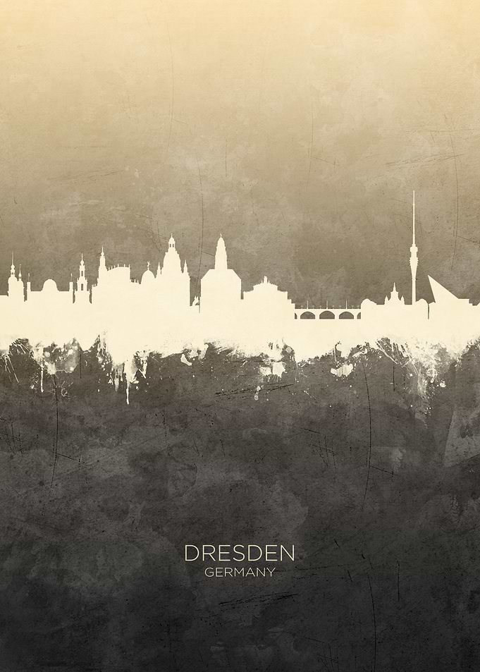 Dresden Germany Skyline