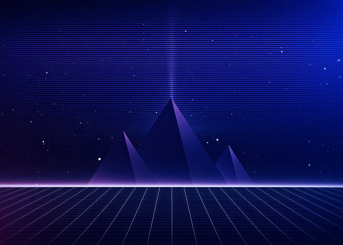 Retro SciFi Background