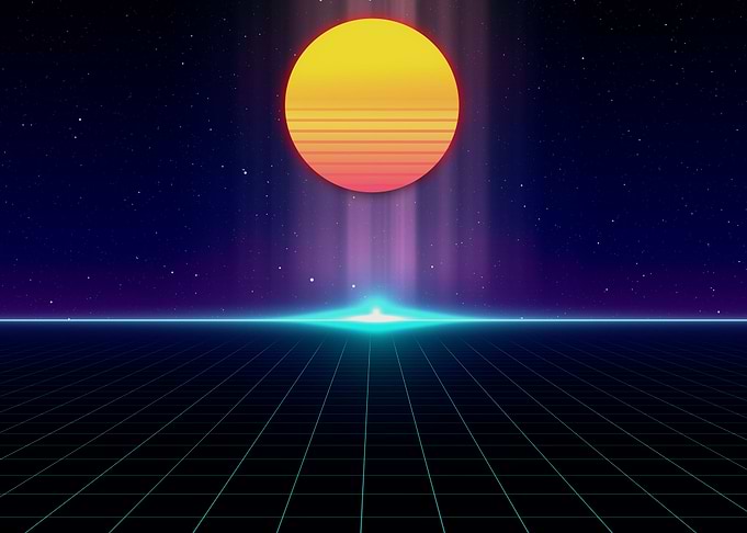 Retro SciFi Background