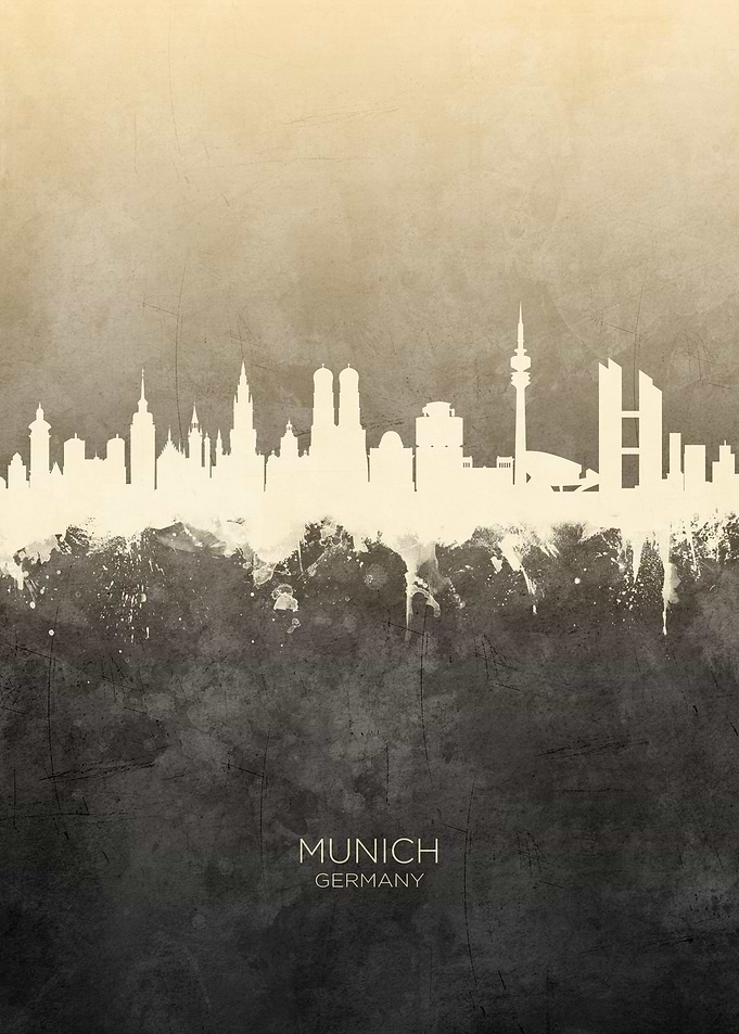 Munich Germany Skyline