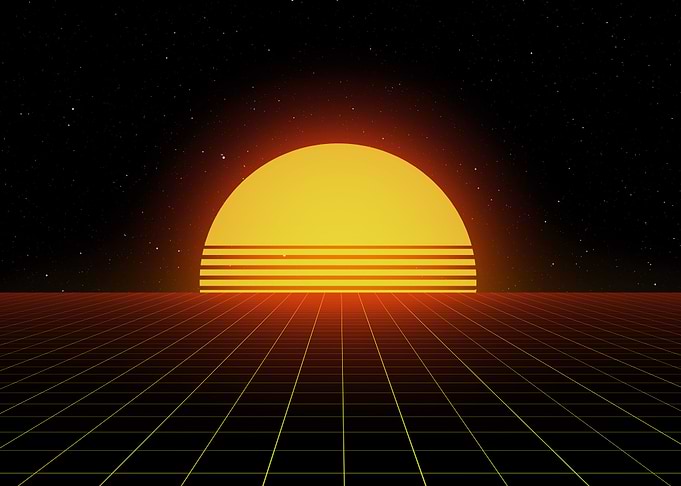 Retro SciFi Background