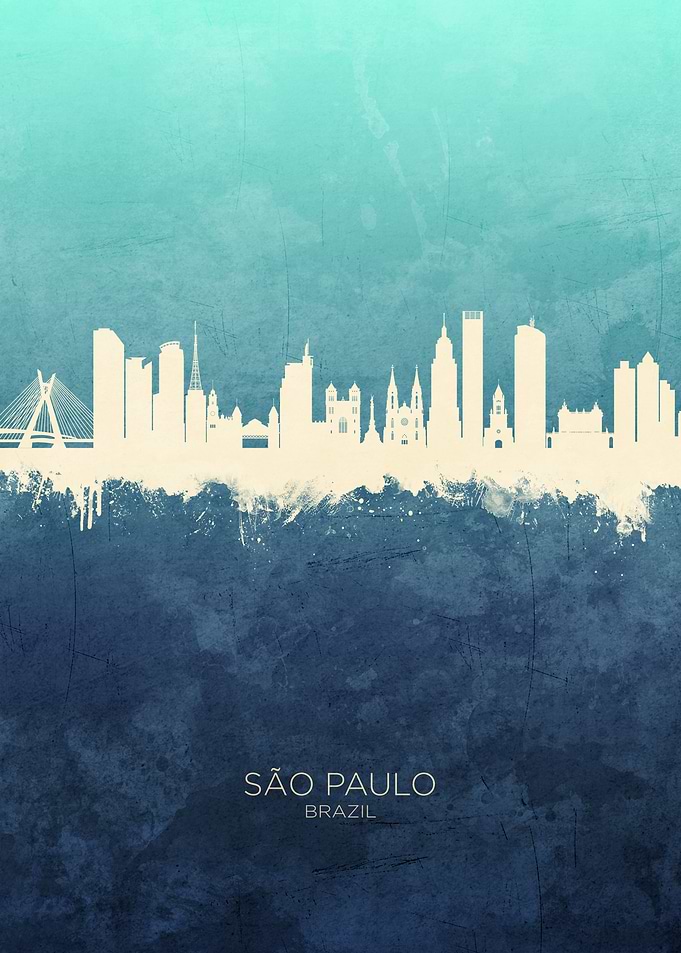 Sao Paulo Brazil Skyline