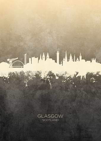 Glasgow Scotland Skyline