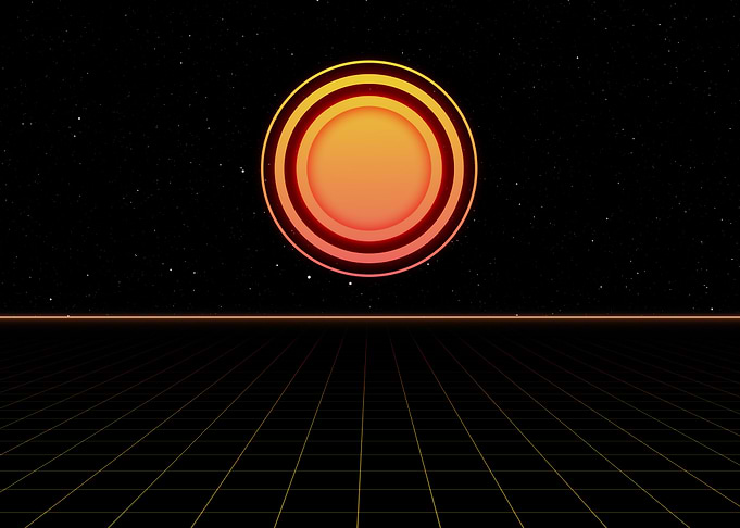 Retro SciFi Background
