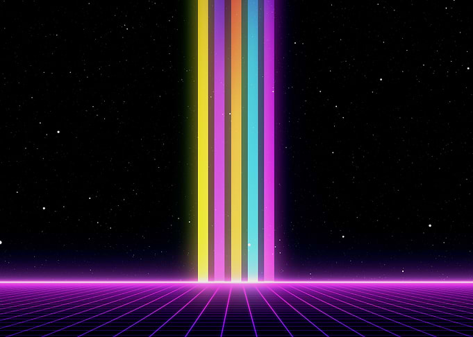 Retro SciFi Background