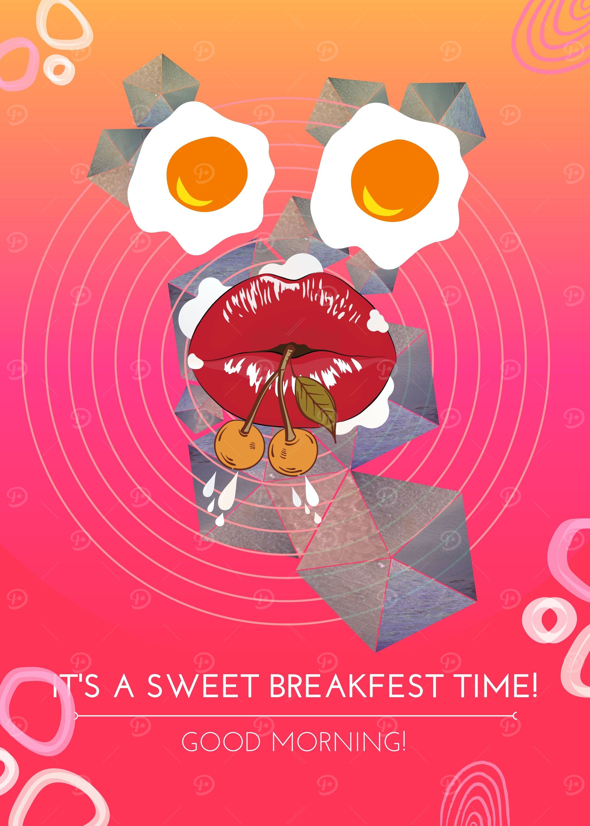 Its a sweet breakfast time