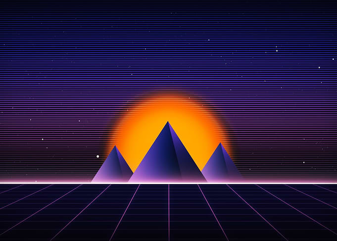 Retro SciFi Background