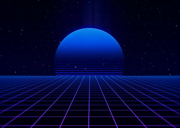 Retro SciFi Background