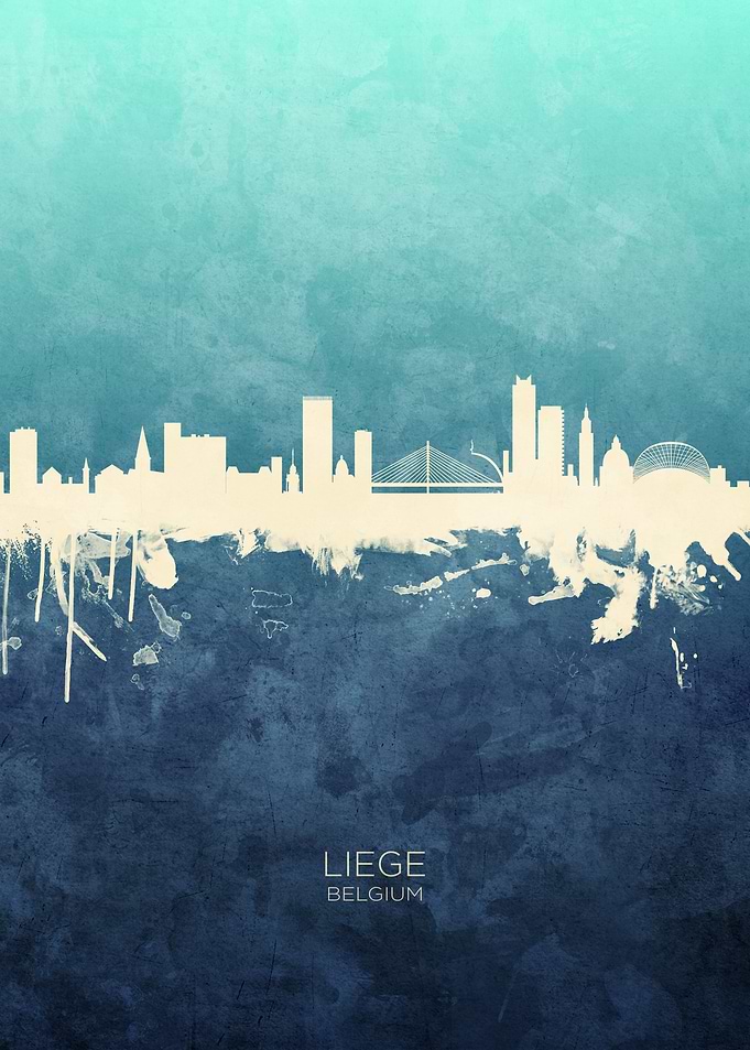 Liege Belgium Skyline
