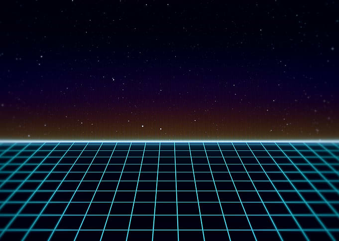 Retro SciFi Background