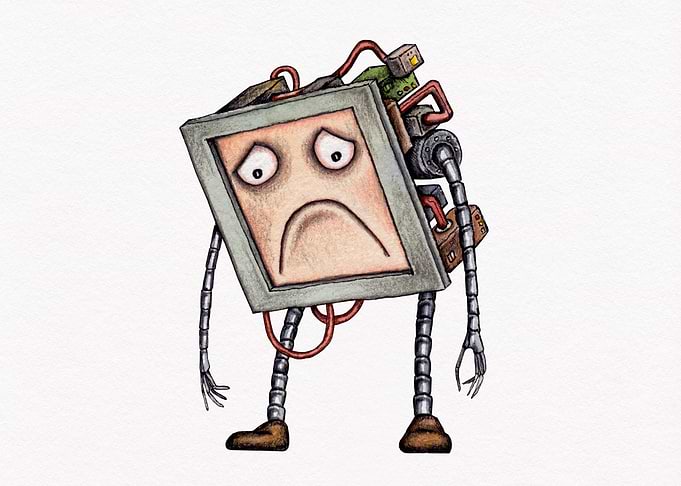 Sad Roboter