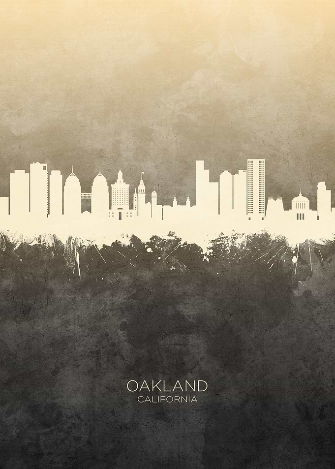 Oakland California Skyline
