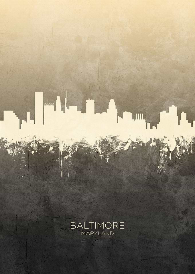 Baltimore Maryland Skyline