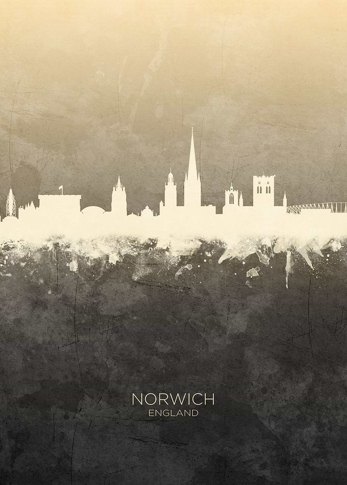 Norwich England Skyline