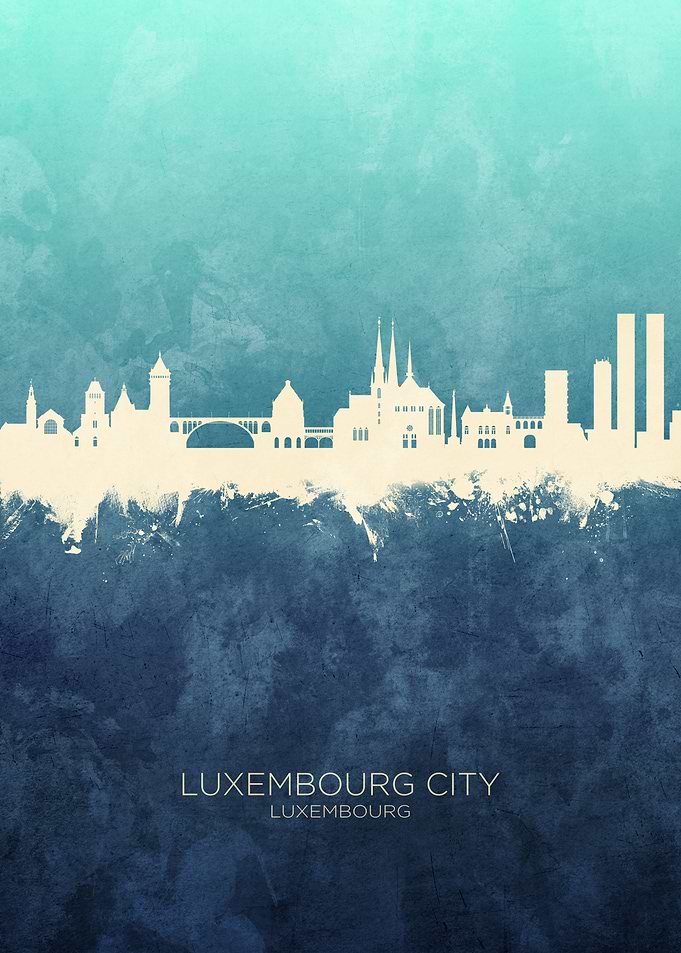 Luxembourg City Skyline