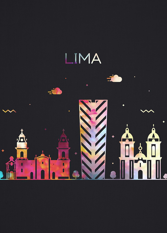 Lima Peru City Skyline