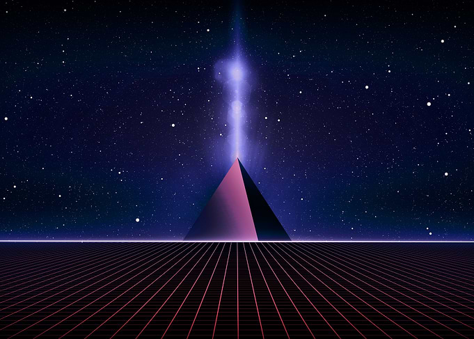 Retro SciFi Background