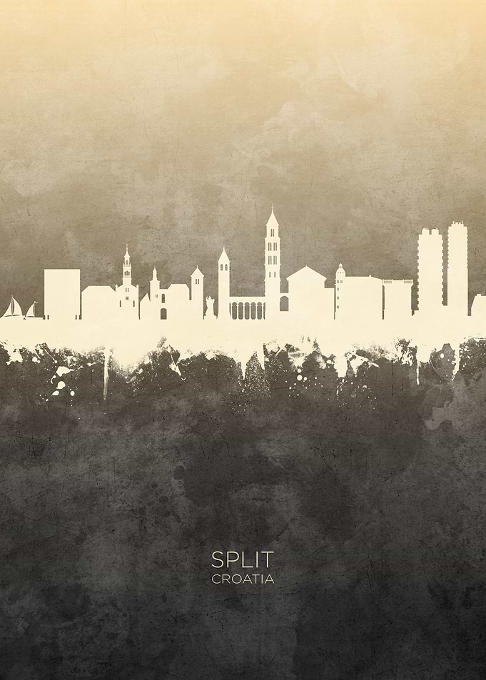 Split Croatia Skyline