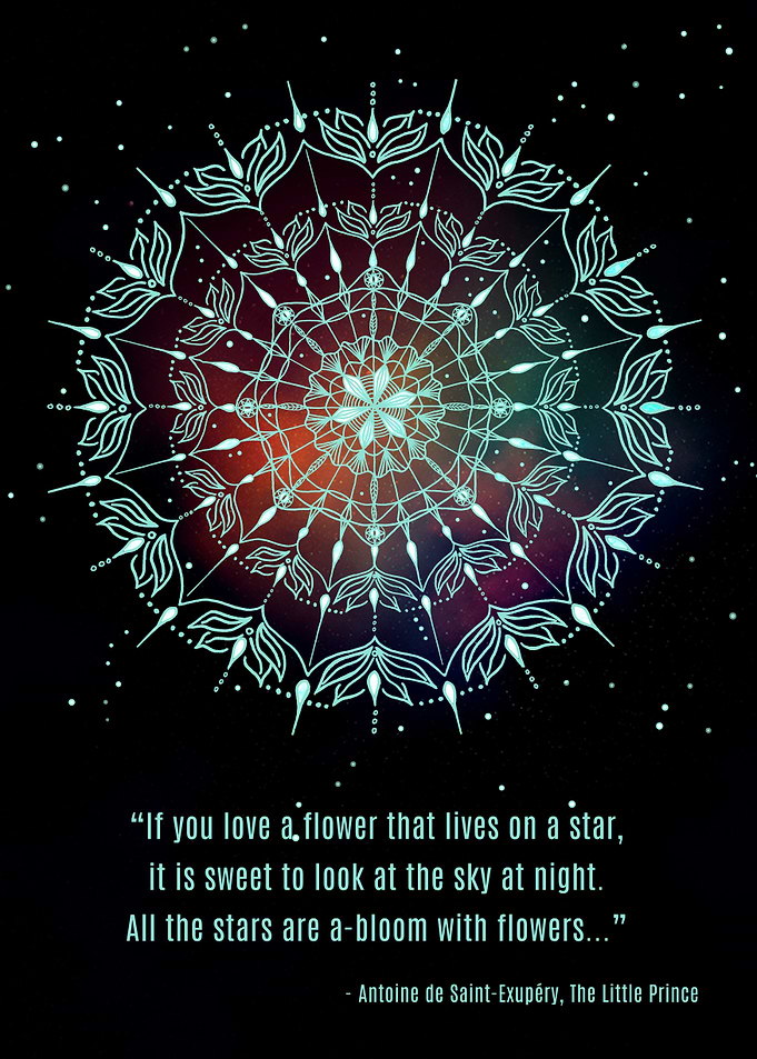 Mandala Galaxy of Lotuses