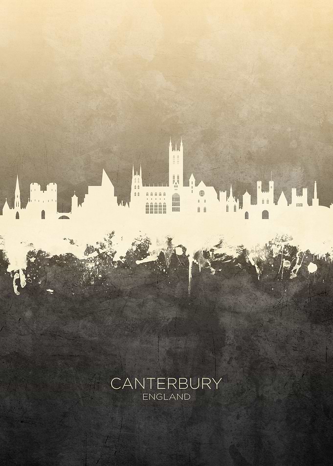 Canterbury England Skyline
