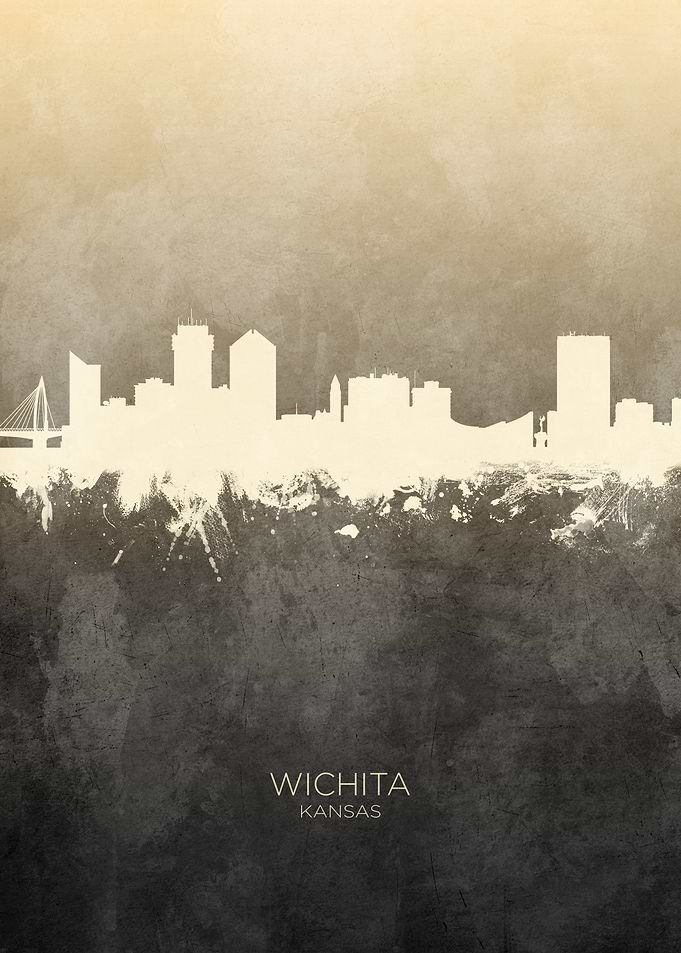 Wichita Kansas Skyline