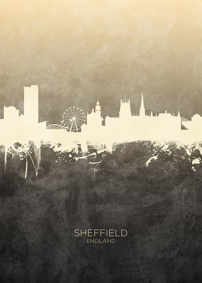 Sheffield England Skyline