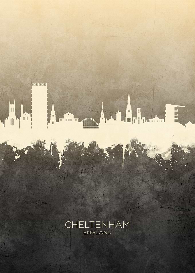 Cheltenham England Skyline